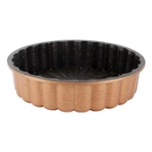 Serenk Fun Cooking Papatya Alüminyum Döküm Granit Kaplama Tart Kalıbı 28 cm Sarı - 1
