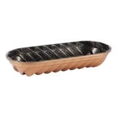 Serenk Fun Cooking Baton Alüminyum Döküm Granit Kaplama Kek Kalıbı 34 cm Sarı - 1