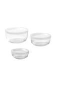 IKEA Bestamma Cam Saklama Kabı Seti - 3 Lü Set - Yuvarlak - 1
