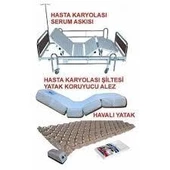 2 Motorlu Hasta Yatağı+Havalı Şişme Yatak+Alez - 1