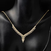 Sarmaşık 14 Ayar Altın Hanımeli Set thumbnail 5