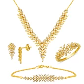 Sarmaşık 14 Ayar Altın Hanımeli Set thumbnail 1