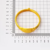 Kaburga 22 Ayar Altın Kelepçe Bilezik thumbnail 6