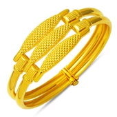 Kaburga 22 Ayar Altın Kelepçe Bilezik thumbnail 1