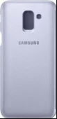 Samsung Galaxy J6 Flip Wallet Cover Kapaklı Cüzdan Kılıf, Mor EF-WJ600C - 3