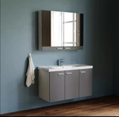 Eva 100 Cm Antrasıt Alt&Üst Hılton Dolap - 1