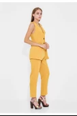 Modatalika Kadın Kolsuz Düğmeli İkili Takım thumbnail 6