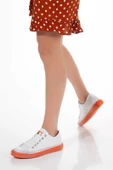 Modatalika Kadın Renkli Taban Sneaker - 7