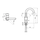 Kale Verde Döner Borulu Lavabo Bataryası - 2