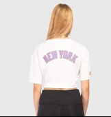 Ral Sport New York Yankees Kadın Kısa Crop T-shirt - 3