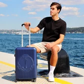 Biggdesign Ocean Lacivert Küçük Boy 20" Valiz - 10