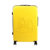Biggdesign Cats Sarı Büyük Boy 28" Valiz - 1
