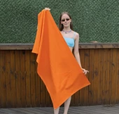 Anemoss Yelken Plaj Havlusu Turuncu 140x70 cm - 9