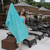 Anemoss Gemici Bağları Plaj Havlusu Mint Yeşili 140x70 cm - 8