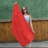 Anemoss Çapa Plaj Havlusu Kırmızı 140x70 cm - 10