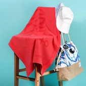 Anemoss Çapa Plaj Havlusu Kırmızı 140x70 cm - 5