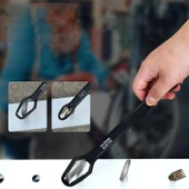 Victor Çift Ağızlı Evrensel Kendinden Sıkma Çok Amaçlı Anahtar Çelik İngiliz Torx Cırcır Anahtarı Mat Siyah 8-13 / 14-22 mm - 7