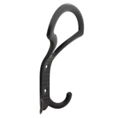 Noktalı Portmanto Vestiyer Duvar Askısı Metal Dolap Elbise Askılığı Siyah (5 ADET) - 2