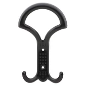 Noktalı Portmanto Vestiyer Duvar Askısı Metal Dolap Elbise Askılığı Siyah (5 ADET) - 6