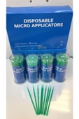 Lash Lifting Microbrush Çubukları Yeşil 100'lü Kutu  4 Kutu - 1