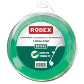 Rodex RDY516 Misina Motorlu Tırpan Yuvarlak Misina 1.6 mm 15 Metre Yeşil - 1