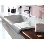 Turkuaz Cerastyle Anova Etajer Uyumlu Lavabo 100x50 cm - 3