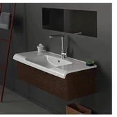 Turkuaz Cerastyle Anova Etajer Uyumlu Lavabo 100x50 cm - 1