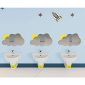 Turkuaz Yumurcak Banyo Lavabo Yarım Ayak 35x45 cm - 2