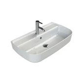 Turkuaz Cerastyle Aqua Tezgah Üstü Çanak Lavabo 75x42 cm thumbnail 1