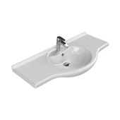Turkuaz Cerastyle Nil Etajerli Banyo Lavabo 105*50 cm - 1