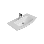 Turkuaz Cerastyle Plus Etajer Uyumlu Banyo Lavabo 90 51 cm - 1