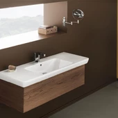 Turkuaz Cerastyle Porto D Etajer Uyumlu Lavabo 125*48 cm - 2