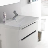 Turkuaz Cerastyle Elite Etajer Uyumlu Damlalıklı Lavabo 90*45 cm - 2