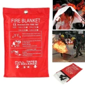 Yangın Söndürme Battaniyesi 100 x 120 cm CE Sertifikalı thumbnail 2