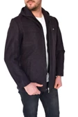 Erkek Tek Spor Ceket  Kapüşonlu BGL-ST02366 - 4