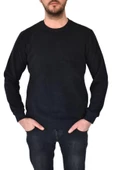 Erkek Büyük Beden Sıfır Yaka Sweatshirt 2268-BTL  BGL-ST02355 thumbnail 5