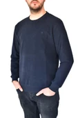 Erkek Büyük Beden Sıfır Yaka Sweatshirt 2268-BTL  BGL-ST02355 thumbnail 3