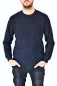 Erkek Büyük Beden Sıfır Yaka Sweatshirt 2268-BTL  BGL-ST02355 thumbnail 6