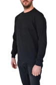 Erkek Büyük Beden Sıfır Yaka Sweatshirt 2245-BTL BGL-ST02357 thumbnail 6