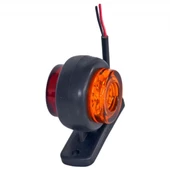 MİNİ TAKOZ LAMBA 12 LEDLİ KIRMIZI SARI 10 ADET YÜKSEK IŞIK - 3