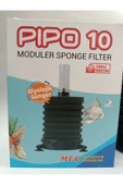 Pipo10 Biyolojik Süngerli Akvaryum Pıpo Filtre 9x21Cm - 3