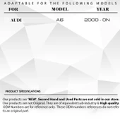 Audi A6 için Arka Perde Motor Tamir Dişlisi - 6