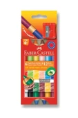 Faber Castell Çift Taraflı Mum Boya 12 Renk thumbnail 1
