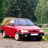 Skoda Pickup Pikap 1995-2001 Ön Tampon Sol Sis Farı Lambası 6U0941701 - 1