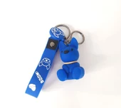 Sevimli Bulldog Köpek Silikon Anahtarlık Çanta Süsü Oyuncak Aksesuar thumbnail 2