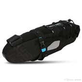 ROSWHEEL Suya Dayanıklı 10L Bisiklet Kuyruk Çantası - Siyah - 2