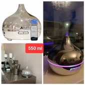 Hava  Nemlendirici Kumandalı Buhar Makinesi Gümüş Renk Kaplama 550ML. - 7