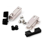 Cam Tutucu Etejer U Tipi Cam Raf Ahşap Menteşesi Nikel - 4