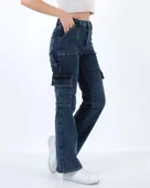 Kargo Cepli Bol Paça Kot pantolon 981894 - 1