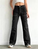 Kargo Cepli Bol Paça Kot pantolon 41194 - 1